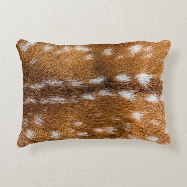 deer fur pillow