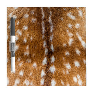 Spotted deer fur texture dry erase board
