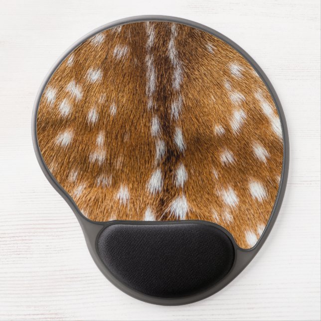 Spotted deer fur texture gel mouse pad (Front)
