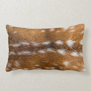 Spotted deer fur texture lumbar pillow