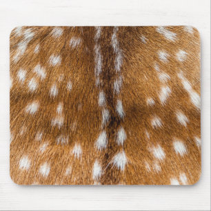Spotted deer fur texture mouse pad