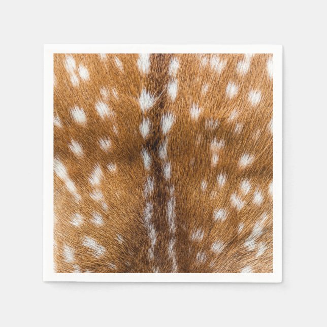 Spotted deer fur texture napkins (Front)