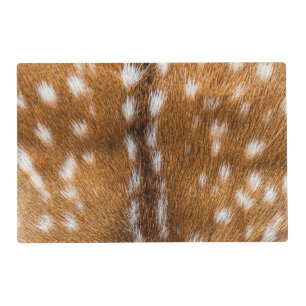Spotted deer fur texture placemat