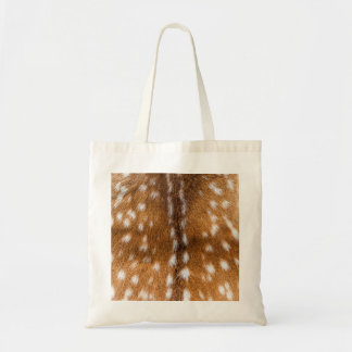 Spotted deer fur texture tote bag