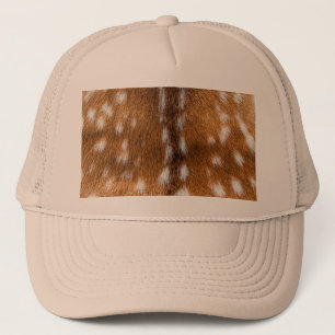 Spotted deer fur texture trucker hat