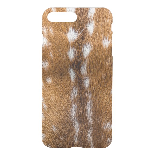 Spotted deer fur texture uncommon iPhone case (Back)