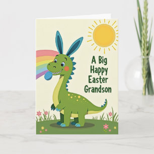 Spotted Dino Easter Card