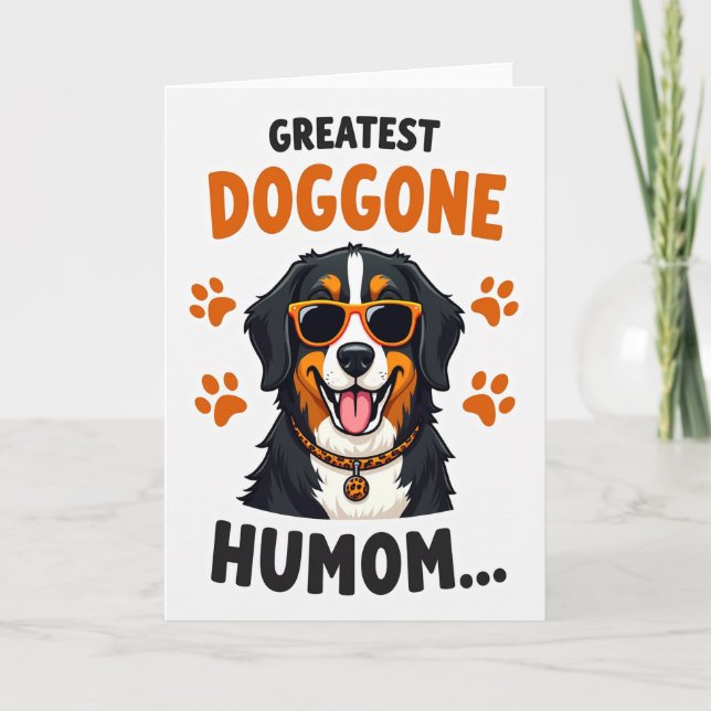 Spotted Dog Fun Greeting Card (Front)