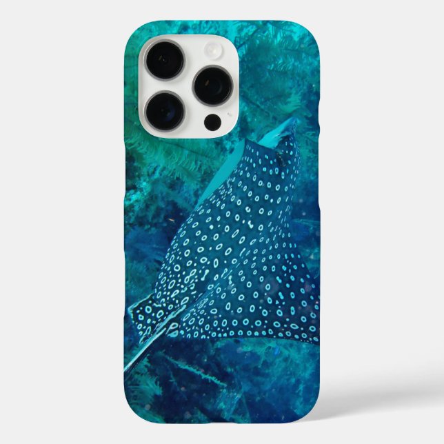 Spotted Eagle Ray Iphone Case (Back)
