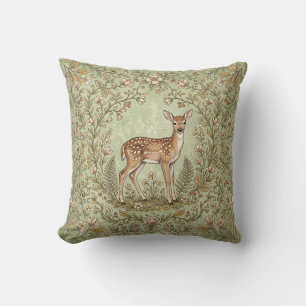 Spotted Fawn Forest Pillow Cover