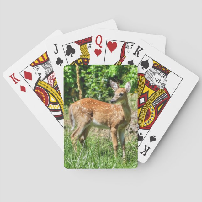 Spotted Fawn Poker Cards (Back)
