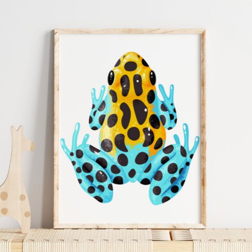 Spotted Frog Digital Print  Frog Wall Print