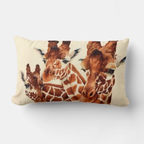Spotted _ Giraffes Lumbar Pillow