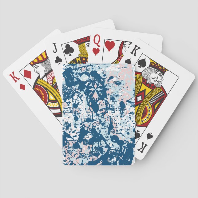 Spotted hermine poker cards (Back)