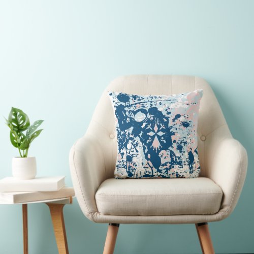 Spotted hermine throw pillow