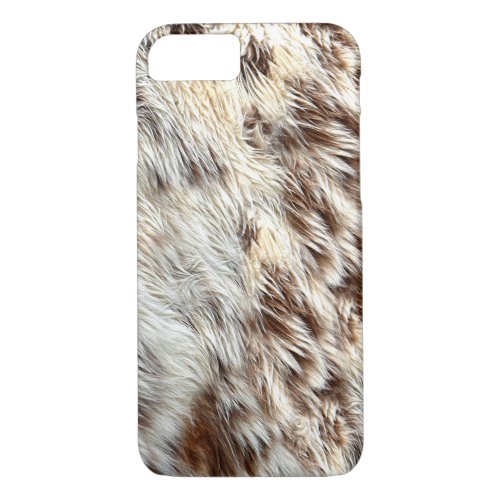 Spotted Horse  Cow Hide  Animal Fur_Look Image iPhone 87 Case