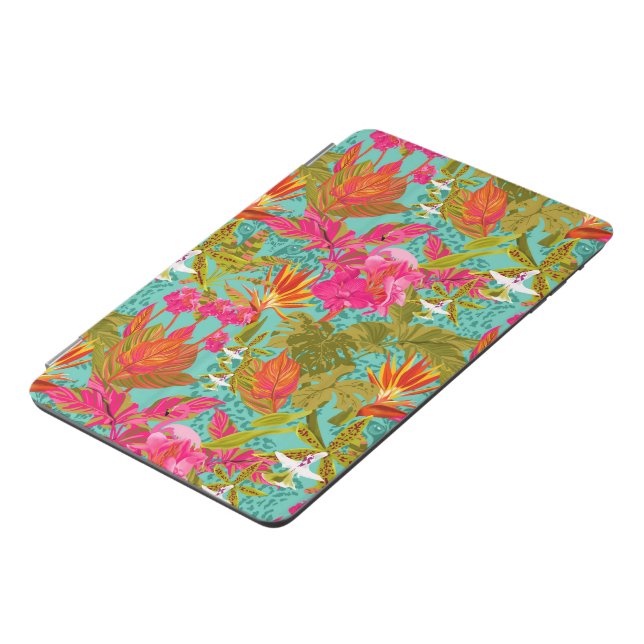 Spotted Hothouse Tropical Floral ipad smart cover (Side)