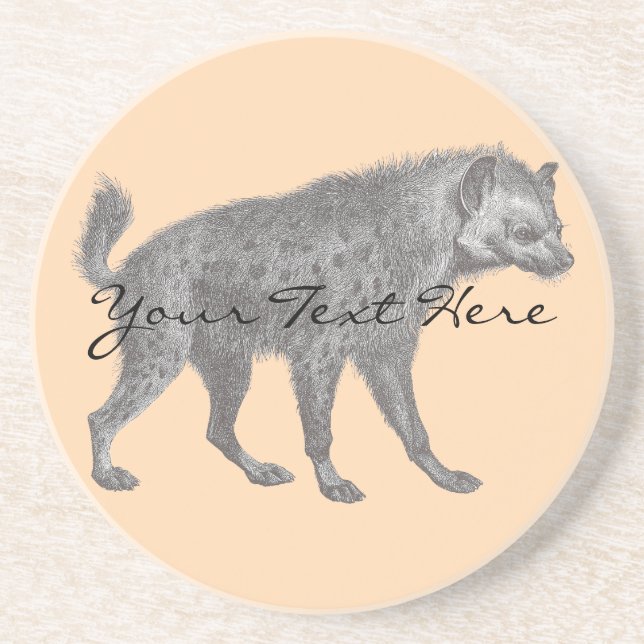 Spotted Hyena Coaster (Front)