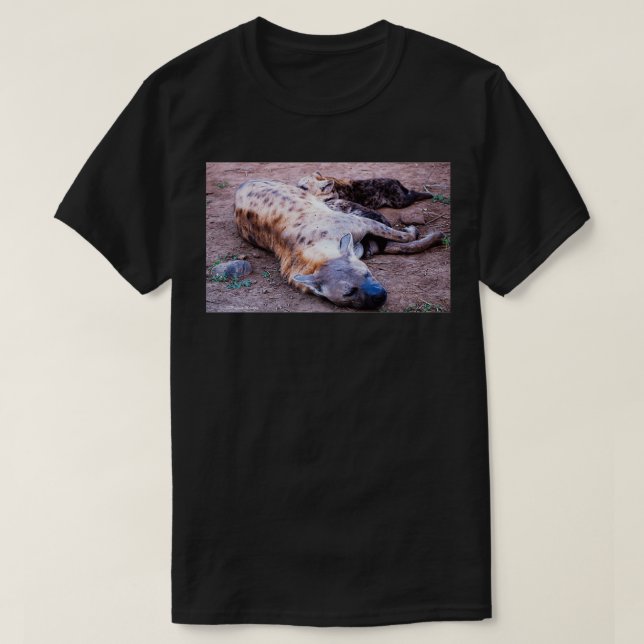 SPOTTED HYENA Crocuta crocuta T-Shirt (Design Front)