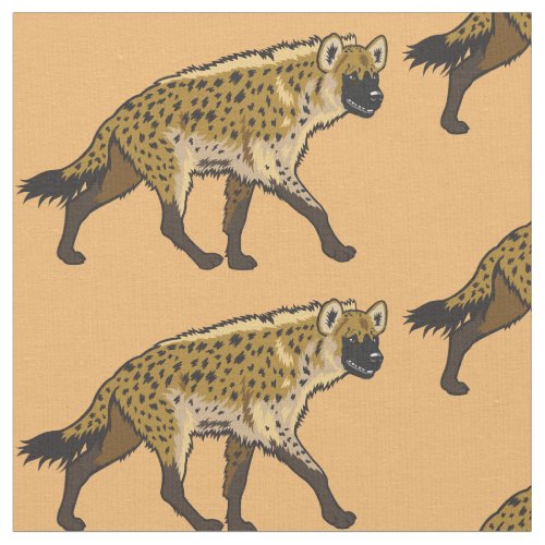 Spotted hyena fabric