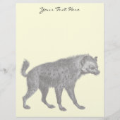 Spotted Hyena Letterhead (Front)