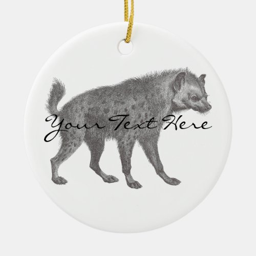 Spotted Hyena Ornament