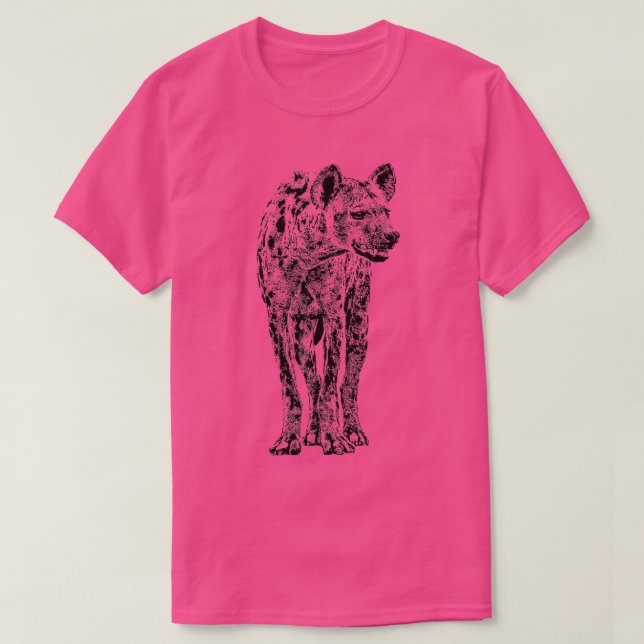 Spotted Hyena Wildlife Design for Hyena Fans T-Shirt (Design Front)
