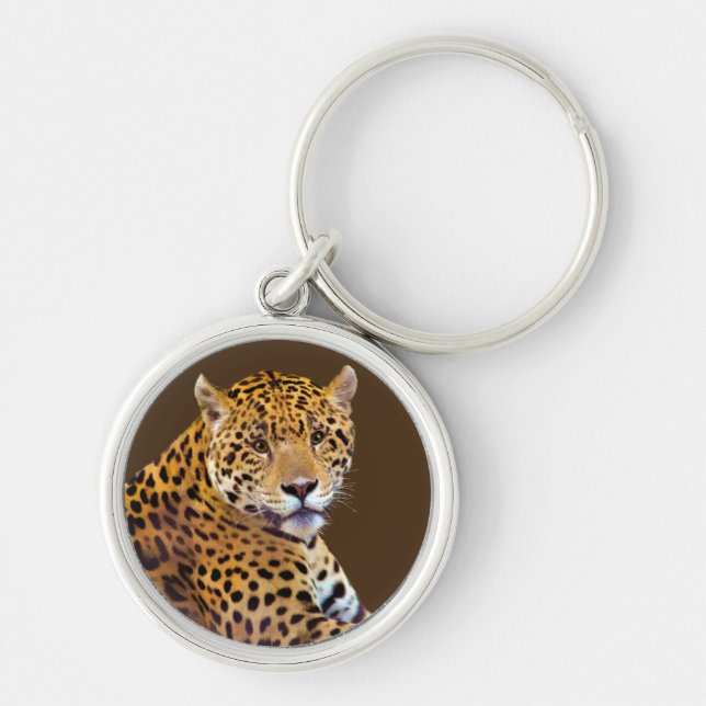 Spotted Jaguar Big Cat-lover #Gift Keychain (Front)