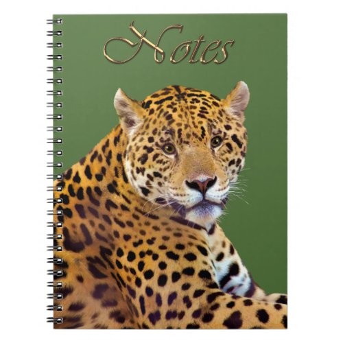 Spotted Jaguar Big Cat_lover Gift Notebook