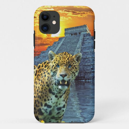 Spotted Jaguar Wildlife  Temple iPhone 5 Case