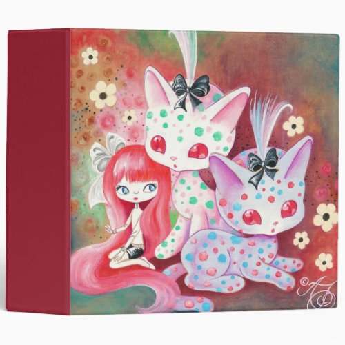 Spotted Kitties Binder