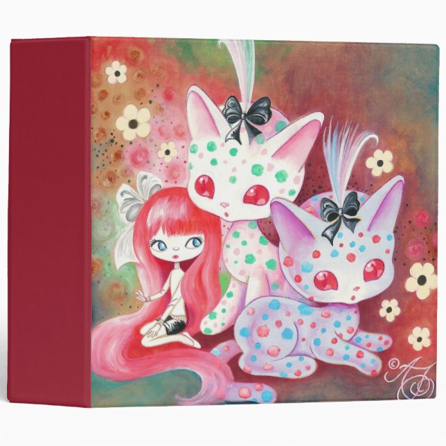 Spotted Kitties Binder (Front/Spine)