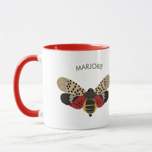 Spotted Lanternfly Bug Personalized Mug