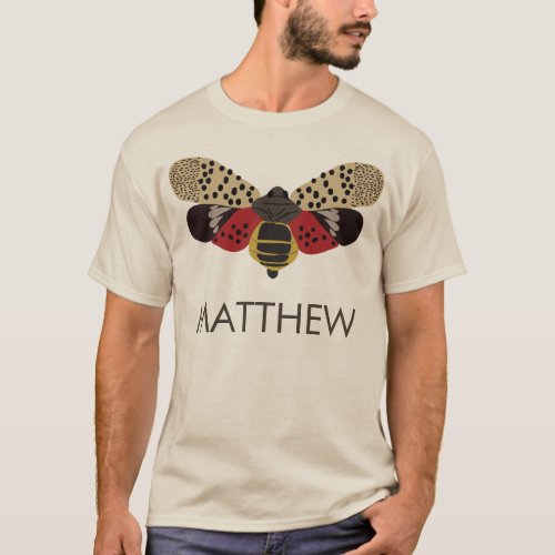 Spotted Lanternfly Bug Personalized T_Shirt