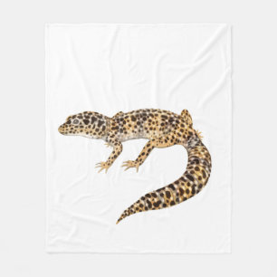 Spotted Leopard Gecko Fleece Blanket