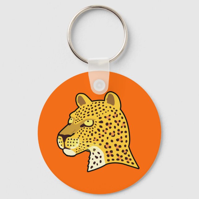 Spotted Leopard Keychain (Front)