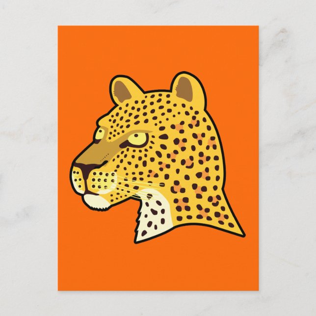 Spotted Leopard Postcard (Front)
