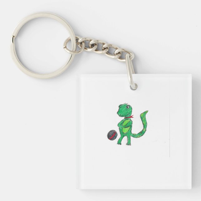 Spotted Lizzard Keychain (Front)