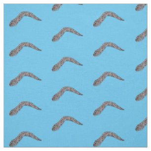 Spotted moray eel cartoon illustration fabric