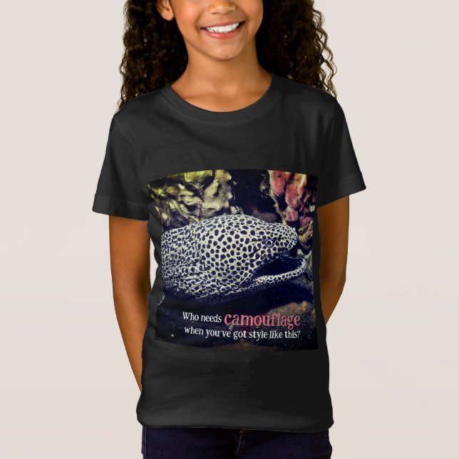 Spotted moray eel underwater T-Shirt (Front)