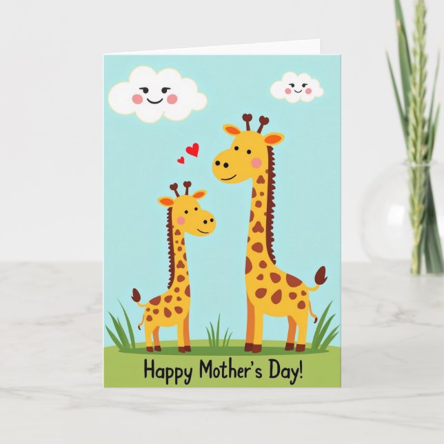 Spotted Mothers Day Love Card (Front)