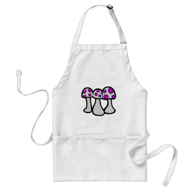 Spotted Mushroom Adult Apron (Front)