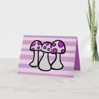 Spotted Mushroom Card