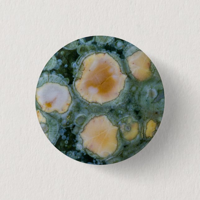 Spotted Ocean Jasper Button (Front)