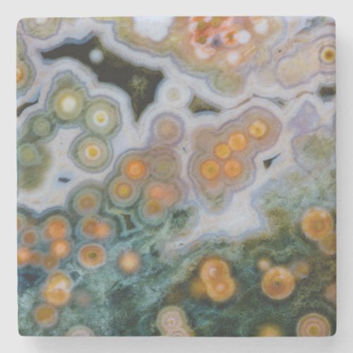 Spotted Ocean Jasper Stone Coaster