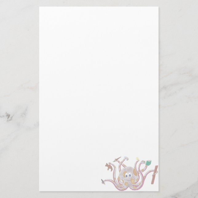 Spotted Octopus Stationery (Front)