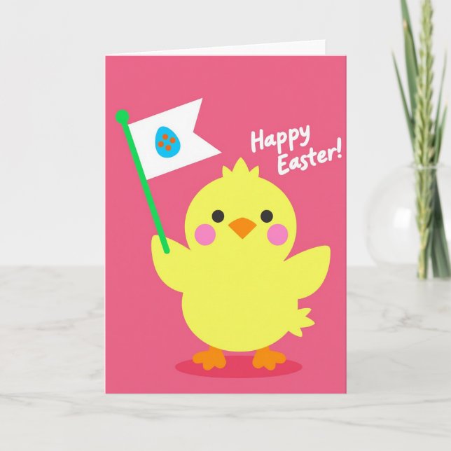 Spotted Oval Easter Card (Front)