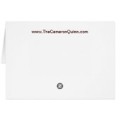 Spotted Owl Painting Cards (Back Horizontal)