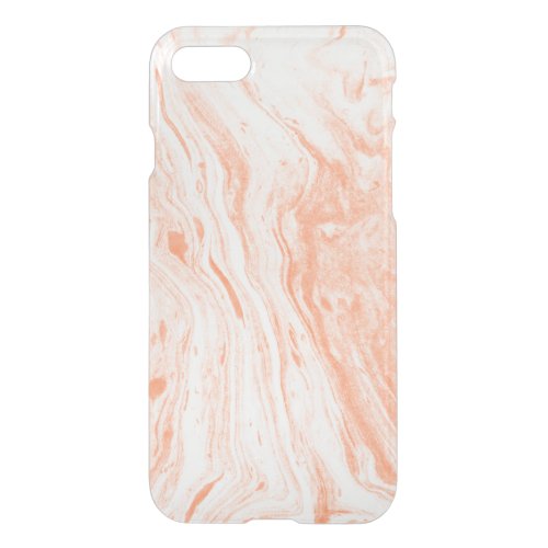 Spotted Pastel Tones Marble Stone Pattern iPhone SE87 Case