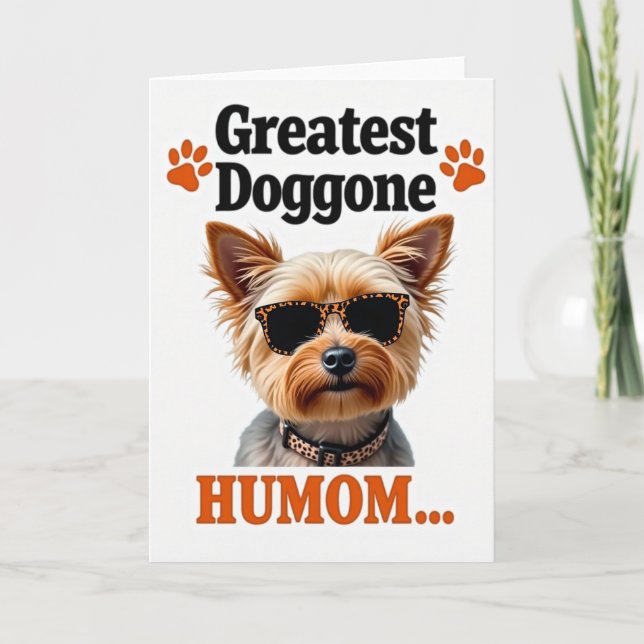 Spotted Pet Great Humom Card (Front)